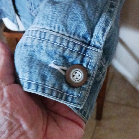 Sigrid Olsen Light Blue Denim Jacket - Picture 7 of 14